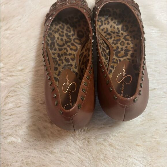 Jessica Simpson Brown Woven Ballet Flats - Picture 4 of 7